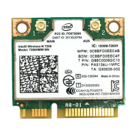 БУ WIFI Модуль Intel Dual Band Wireless-N 7260 (300 Mbps, 2,4/5 GHz, Bluetooth)