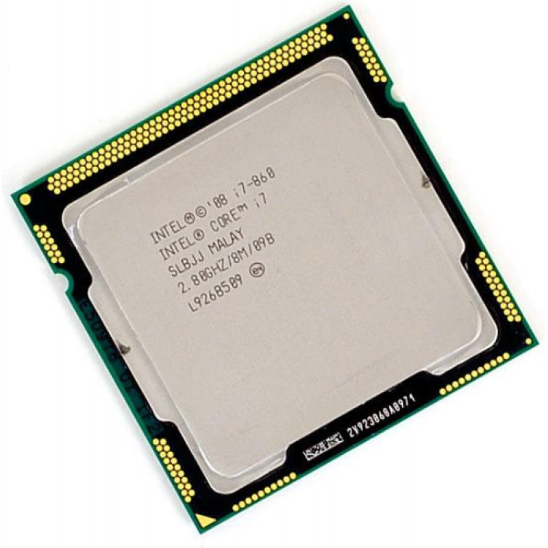 БУ Процессор s1156 Intel Core i7-860, 2,8-3,46 МГц, 4-8 core, Ни, 95W