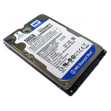 Used Hard drive 500 GB Western Digital (2.5", 5400 rpm, 8 MB, SATAII, WD5000BPVT)
