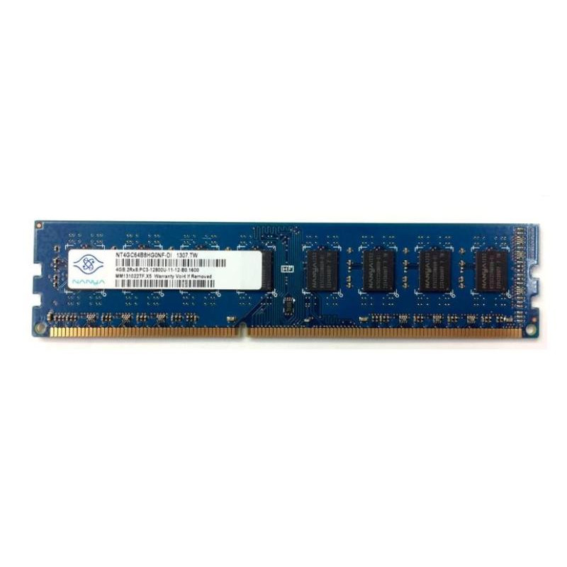 Used RAM 4 GB, DDR3, for PC, Nanya (1600 MHz, 1.5 V, CL11, NT4GC64B8HG0NF-DI)