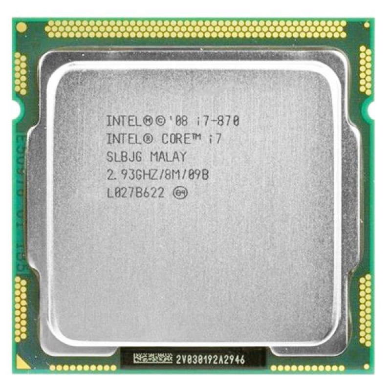 БУ Процесор s1156 Intel Core i7-870, 2,93-3,6 МГц, 4-8 core, Ні, 95W