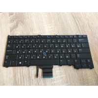 Used Original keyboard for Dell Latitude E7240, E7440 laptop, rus, black (NSK-LD0UC)