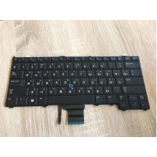 БУ Оригинальная клавиатура для ноутбука Dell Latitude E7240, E7440, rus, black (NSK-LD0UC)