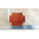 Used radiator for processor s604, 90x80mm, copper