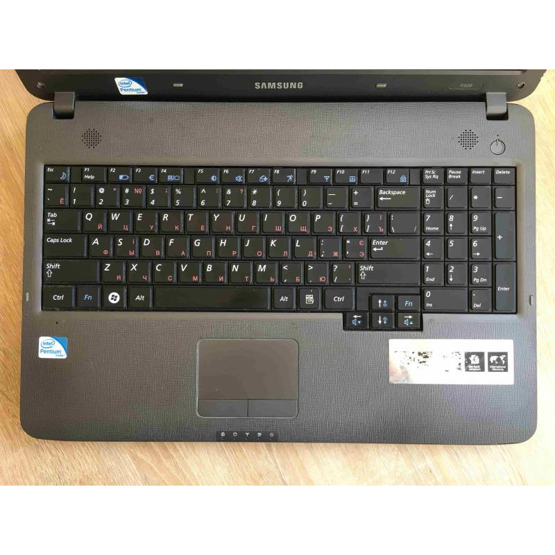 БУ Ноутбук 15.6", Samsung R528, Pentium Dual T4400 (2.2 GHz), 4GB DDR3, 500GB HDD