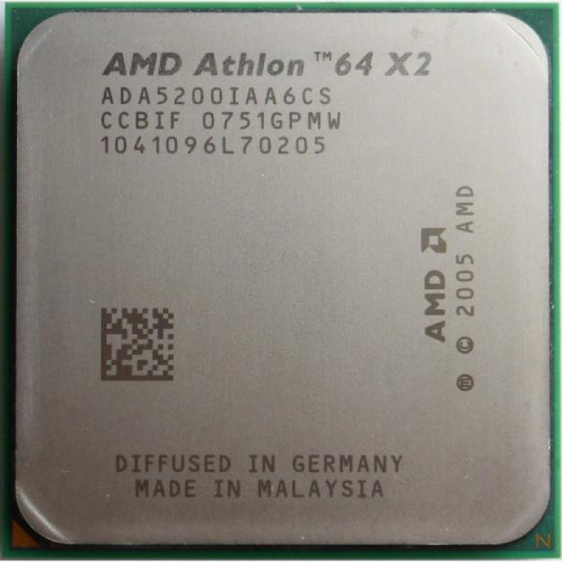 БУ Процесор AMD Athlon 64 X2 5200+ (sAM2/2x2.7GHz/65Вт/ADA5200IAA6CS)