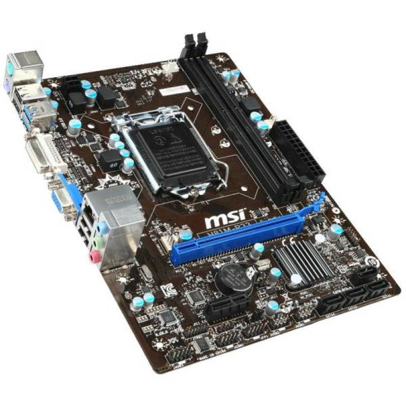 Motherboard s1150, MSI H81M-P33 (2xDDR3, Intel H81, PCI-Ex16x1, microATX)