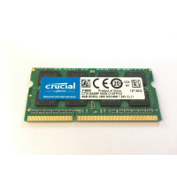 БУ Оперативна пам`ять 4 ГБ, DDR3L, для ноутбуків, Crucial (1600 МГц, 1.35 В, CT51264BF160B.C16FPD2)
