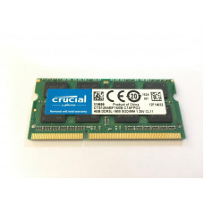 БУ Оперативная память 4 ГБ, DDR3L, для ноутбуков, Crucial (1600 МГц, 1.35 В, CT51264BF160B.C16FPD2)