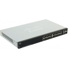 БУ Коммутатор управляемый Cisco SB SF200-24 Smart, 24 x 100mbit, 2 x Gigabit SFP
