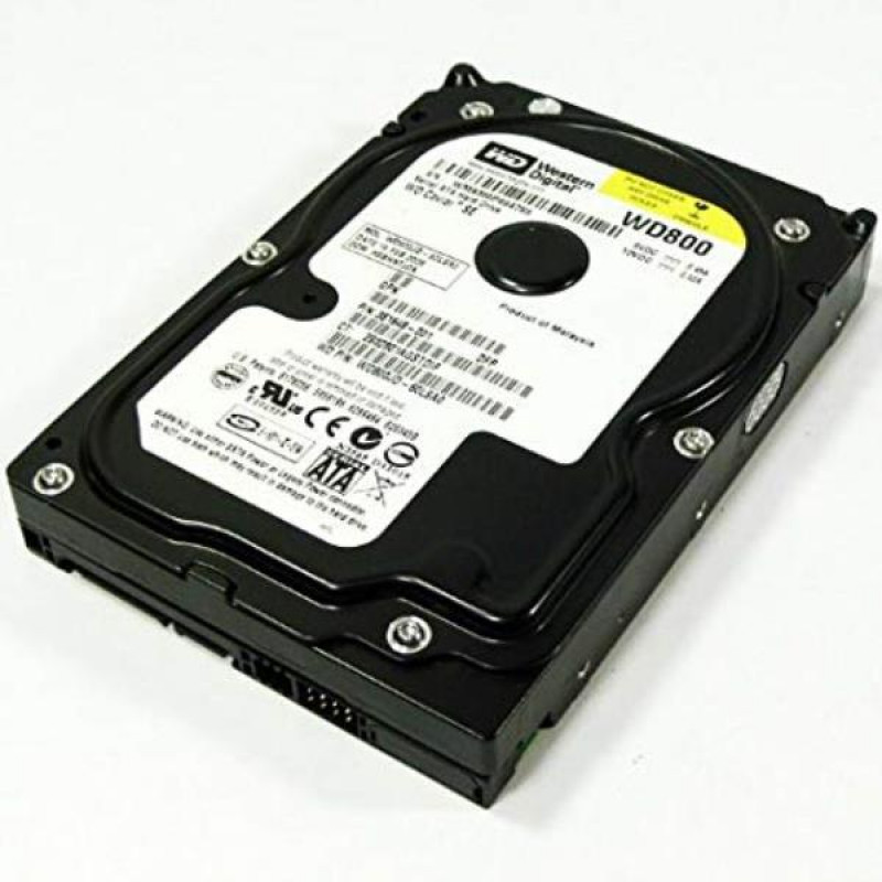 Used Hard Drive 80 GB Western Digital (3.5", 7200 rpm, 8 MB, SATAII, WD800JD)