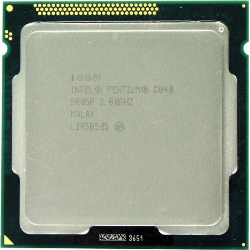 БУ Процесор s1155 Intel Pentium Dual-Core G840, 2,8-2,8 МГц, 2-2 core, Intel HD Graphics, 65W