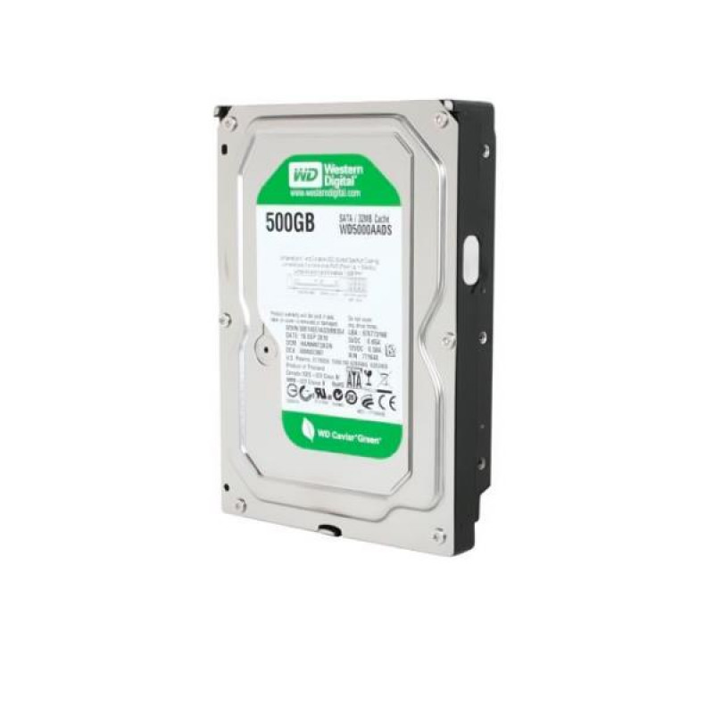 Used Hard drive 500 GB Western Digital (3.5", 5400 rpm, 32 MB, SATAIII, WD5000AADS)