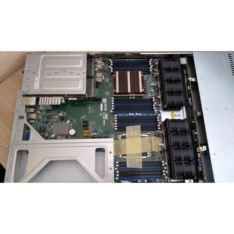 Used Server 1U Supermicro 6018U (4x3.5") Xeon E5-2620 V3 (6x3.2 GHz), RAM, HDD, 750W