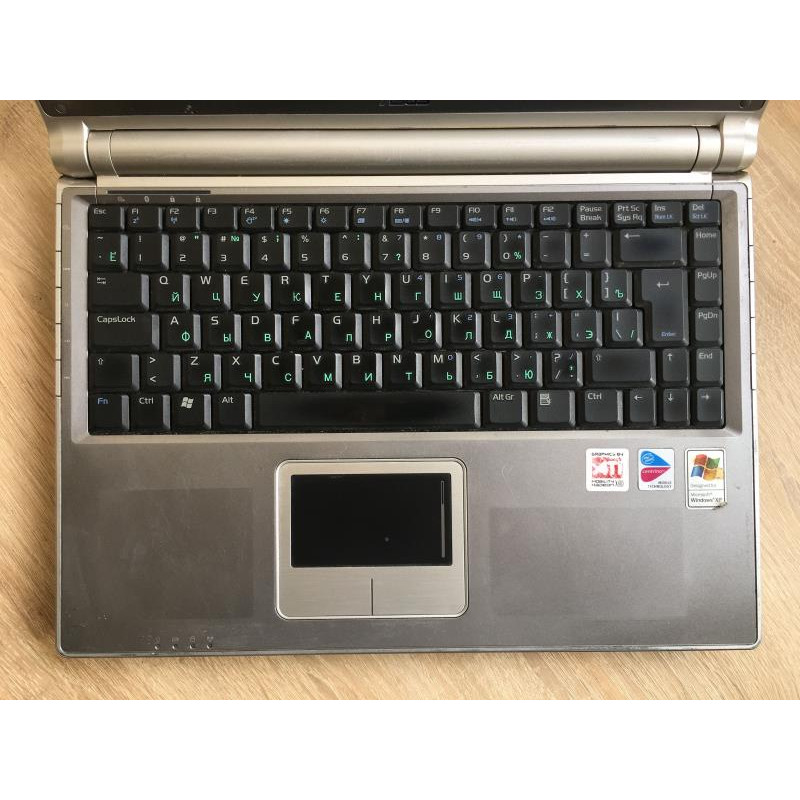 Used Notebook 14" Asus W3H00V, Pentium M 740 (1.7Ghz), DDR2 1.5GB, HDD 80 GB