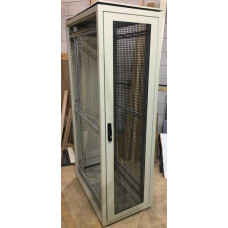 Used Floor-standing cabinet 42U 600X1000 ITK, perforated doors, no side panels, on legs