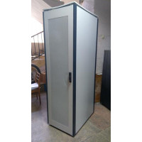 Used Floor-standing cabinet 42U 600X1000 KNURR, perforated doors, on legs