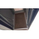 Used Floor-standing cabinet 42U 600X1000 KNURR, perforated doors, no side panels, on legs