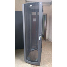 Used Floor-standing cabinet 42U 600X1000 HP Graphite Rack 10642, perforated doors, on rollers