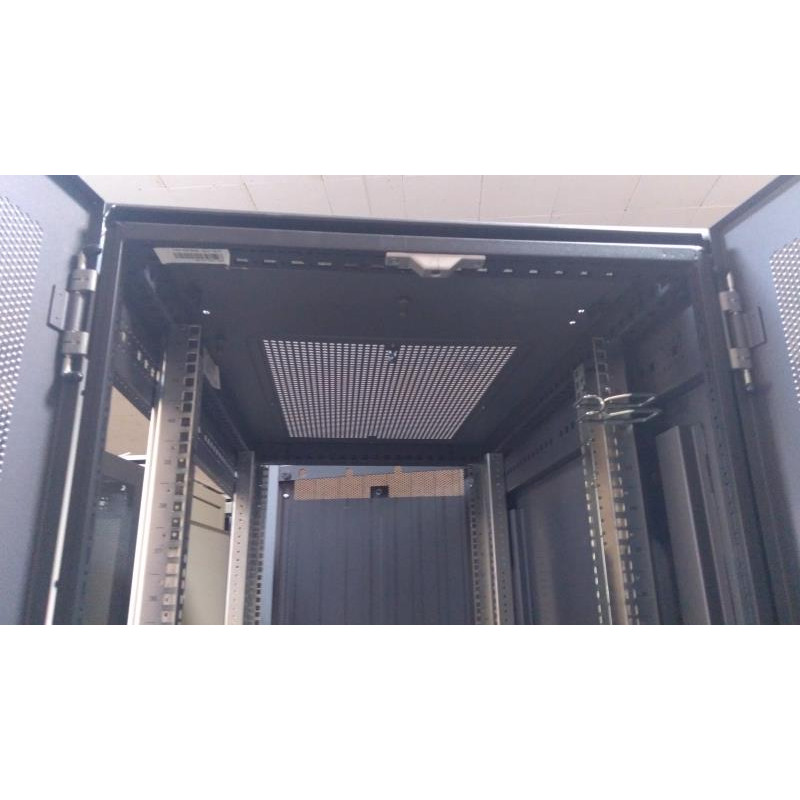 Used Floor-standing cabinet 42U 600X1000 HP Graphite Rack 10642, perforated doors, on rollers
