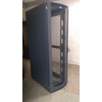 БУ Шкаф напольный 42U 600X1000 HP Graphite Rack 10642, двери перфорация, без боковин, ролики