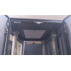 Used Floor-standing cabinet 42U 600X1000 HP Graphite Rack 10642, perforated doors, without sidewalls, rollers
