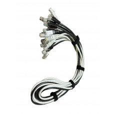 БУ Патч корды 10 шт AS-IT (10х1 м, Ethernet (RJ45), 5e, серый)