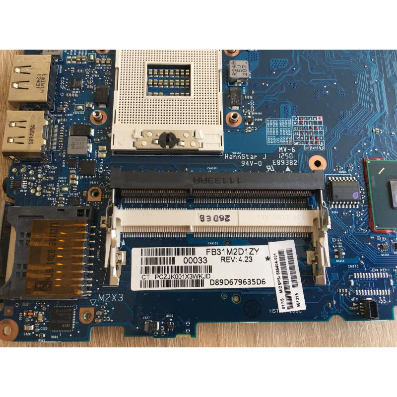 Used Motherboard for HP EliteBook 2570p laptop (sPGA989, QM77, 2xDDR3, 685404-001)