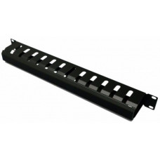 Used Cable organizer with cover Master Group 1U UA-CMS-CM-04BK black