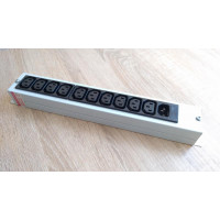 Used 10" 1U Power Distribution Unit (PDU) 10 C13 outlets, C14 connection, without switch