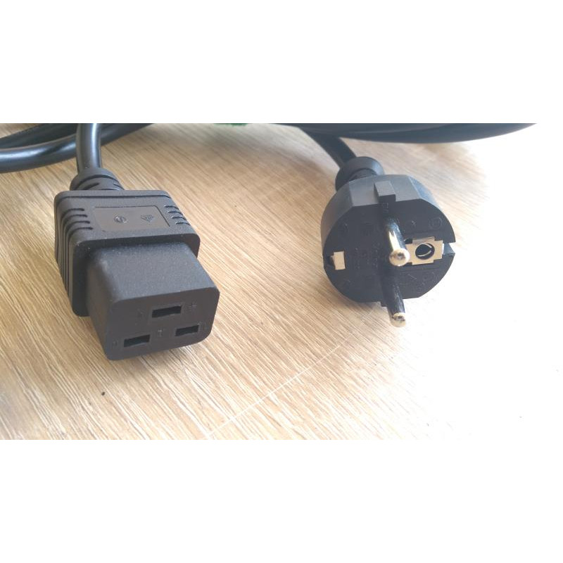 Used Power cable Schuko C19, 2.5m, 16A