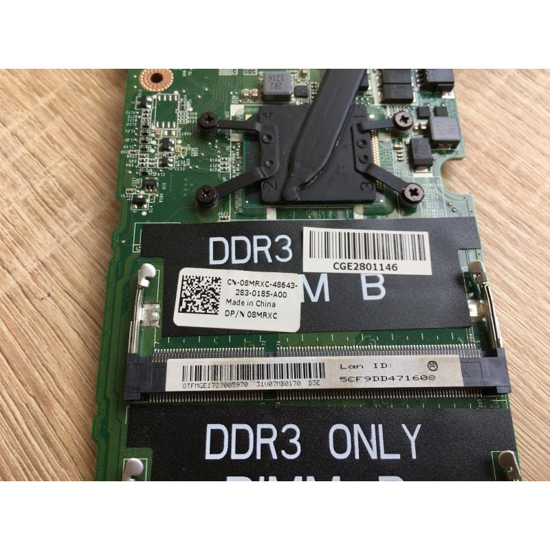 БУ Материнская плата для ноутбука Dell Vostro 3360 (CPU: i3-2367M, UMA, HM77, DDR3, DA0V07MBAD1)