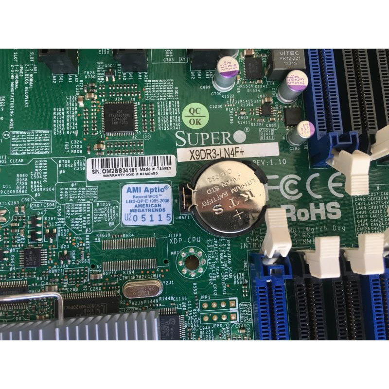 БУ Материнська плата для сервера Supermicro X9DRi-LN4+, s2011, 24xDDR3, 4xLan, 1xIPMI, VGA, EE-ATX