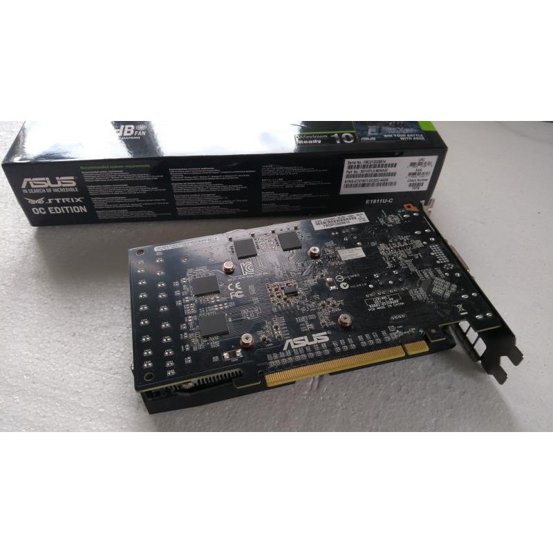 Used Video card Asus GeForce GTX 750 Ti, 4 GB, GDDR5, 128 bit, 1124/5400 MHz