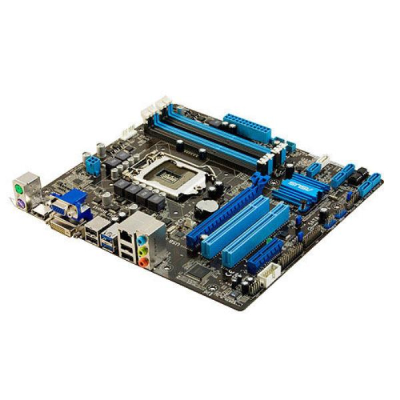 Used Motherboard s1155, ASUS P8B75-M (4xDDR3, Intel B75, PCI-Ex16x1, microATX)