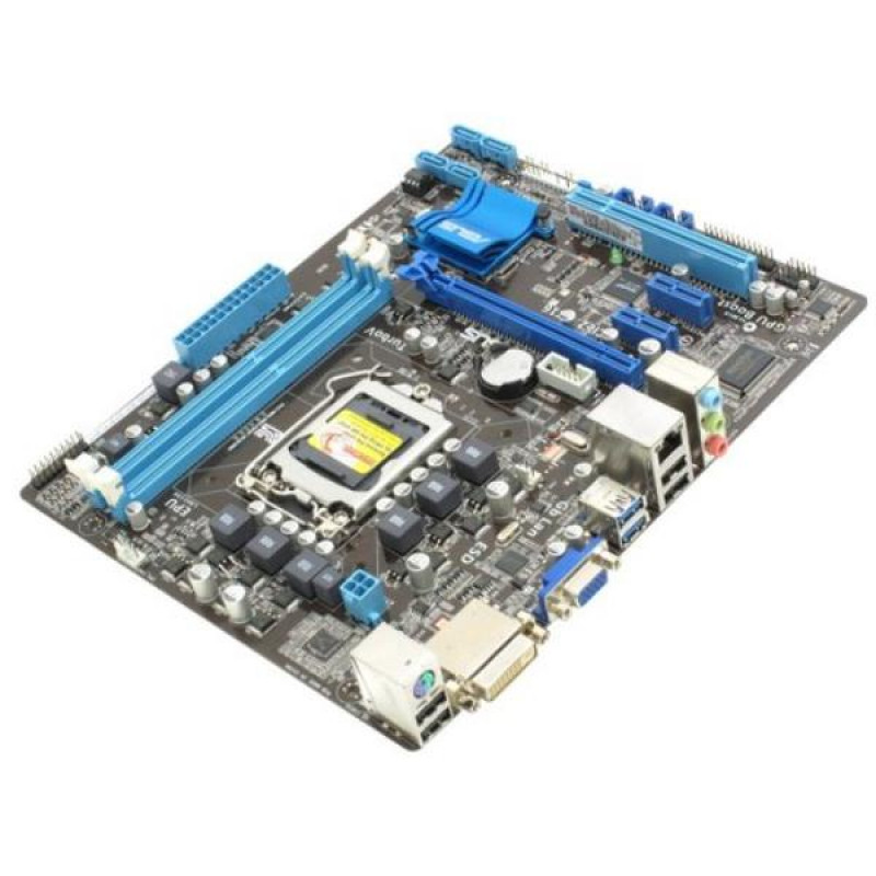БУ Материнская плата s1155, ASUS P8H61-M LE (2xDDR3, Intel H61, PCI-Ex16x1, microATX)