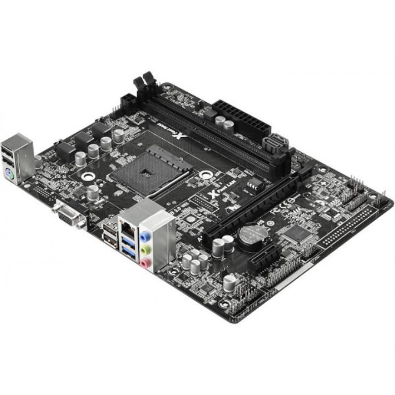 ASRock AM1B-M + Sempron X4 3850 Motherboard, 2 x DDR3, 2xSATA, 1xPCI-Ex16, microATX)
