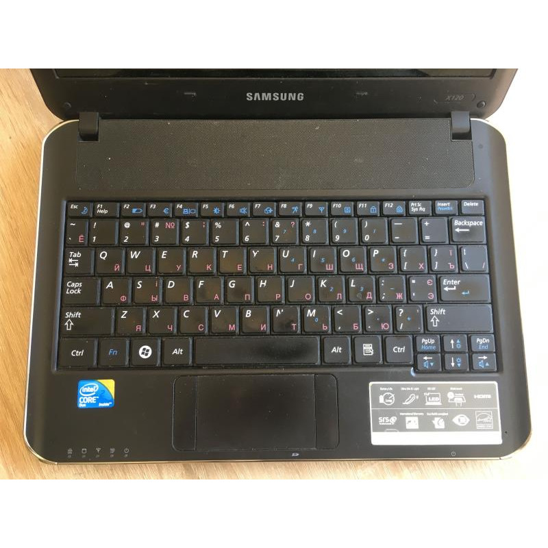 БУ Ноутбук 11.6", Samsung X120, Core Duo U7300 (1.3ГГц), 2GB DDR3, HDD 320GB