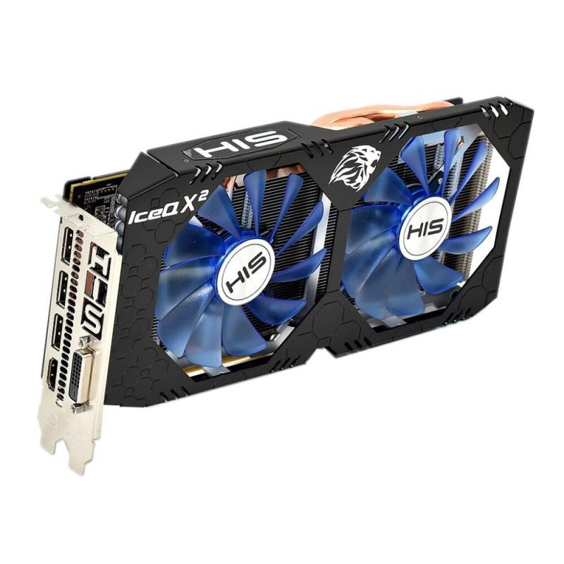 HIS Radeon RX 580 IceQ X OC Graphics Card, 8 GB GDDR5, 256 bit, 1257/8000 MHz