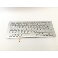 БУ Оригінальна клавіатура Sony Vaio SVF15N (срібляста, з фреймом, 9Z.NABBQ.81N)