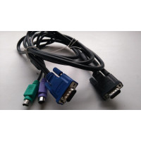 БУ Кабель для KVM-перемикача D-Link KVM-121, HDDB на VGA + 2 x PS/2