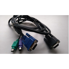 БУ Кабель для KVM-перемикача D-Link KVM-121, HDDB на VGA + 2 x PS/2