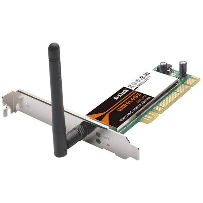 Used Wireless PCI Adapter D-Link DWA-510, 54 Mbps