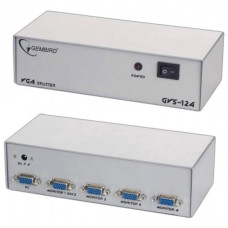 VGA telecommunications splitter BU Cablexpert GVS124 (1 to 4-VGA, GVS124)