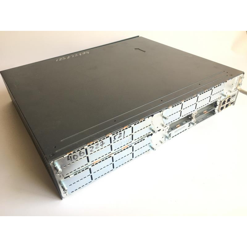 БУ Маршрутизатор Cisco 3825 w/AC PWR, 2GE, 1SFP, 2NME, 4HWIC, IP Base, 64F/256D (CISCO3825)
