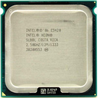 БУ Процесор Intel Xeon Quad E5420 (S771/4x2.5GHz/12MB/80 Вт/BX80574E5420)