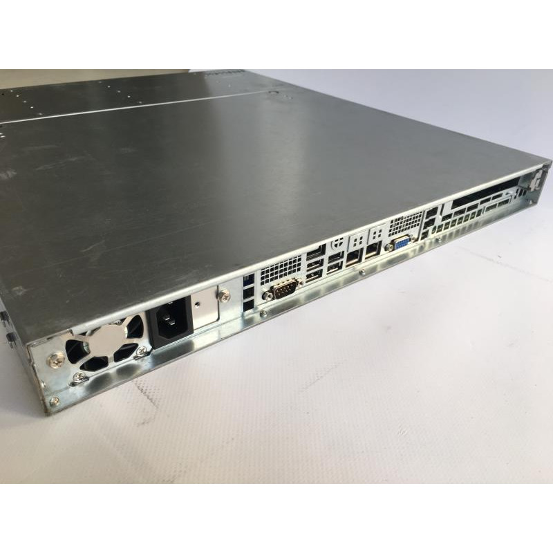 БУ Серверна платформа 1U Supermicro CSE-813M (4x3.5") 1хE5-2620 V2, 32Gb, HDD, 2 х Lan, 600W