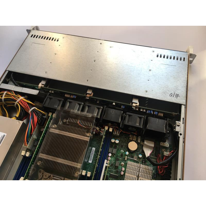 БУ Серверна платформа 1U Supermicro CSE-813M (4x3.5") 1хE5-2620 V2, 32Gb, HDD, 2 х Lan, 600W