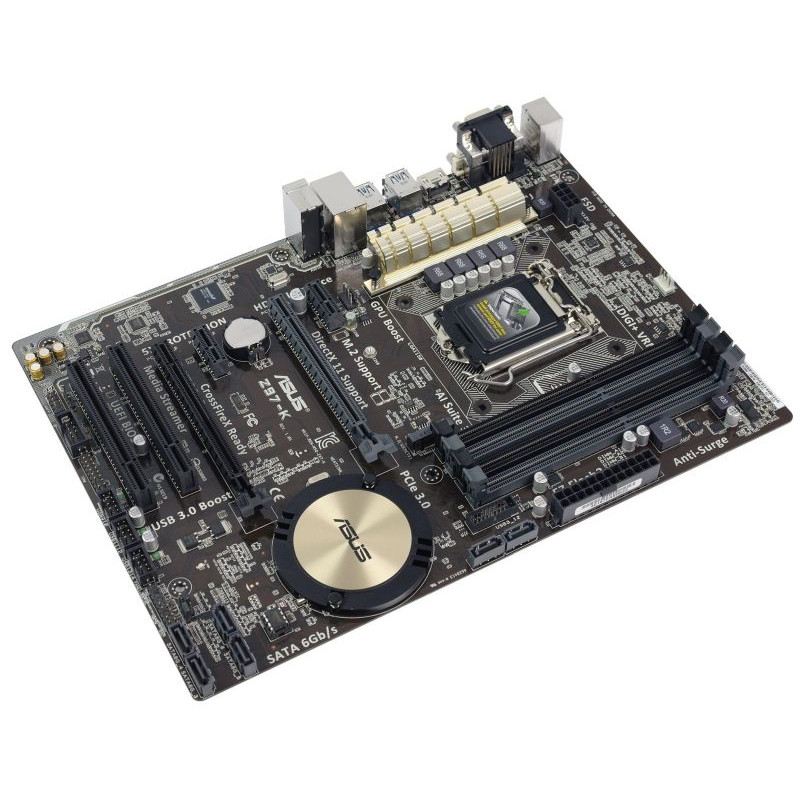 БУ Материнская плата Asus Z97-K (s1150, Intel Z97, 6xSATA, 2хPCI-Ex16, 1xPCI-Ex1, ATX)