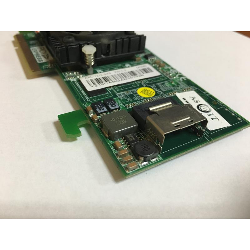 RAID controller ARECA ARC-1222-SAS, PCI-e x8, 256mb, 3GB/S, 1x SFF-8087 (mini SAS), low-profile